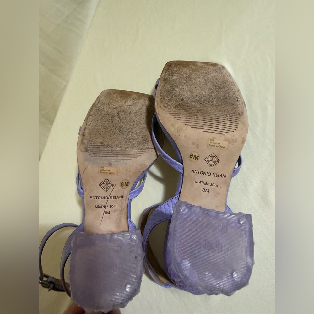 Antonio Melani • Katona Heels • Wisteria Purple Leather • Size 8 - Picture 7 of 7